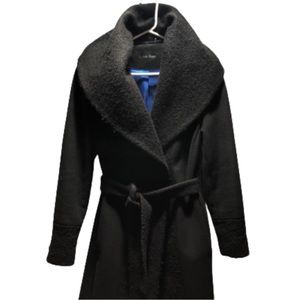 Calvin Klein Midi Wrap Coat